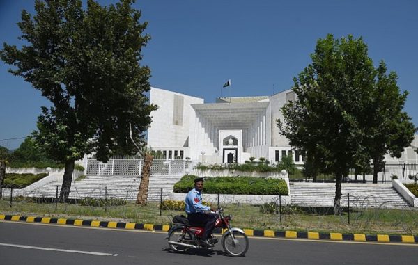 the Supreme Court building in Islamabad
