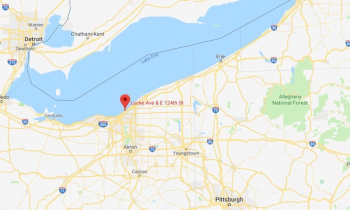 Officials said they discovered a 3-year-old girl wandering the streets of Cleveland, on Feb. 10, 2019. (Google Maps)