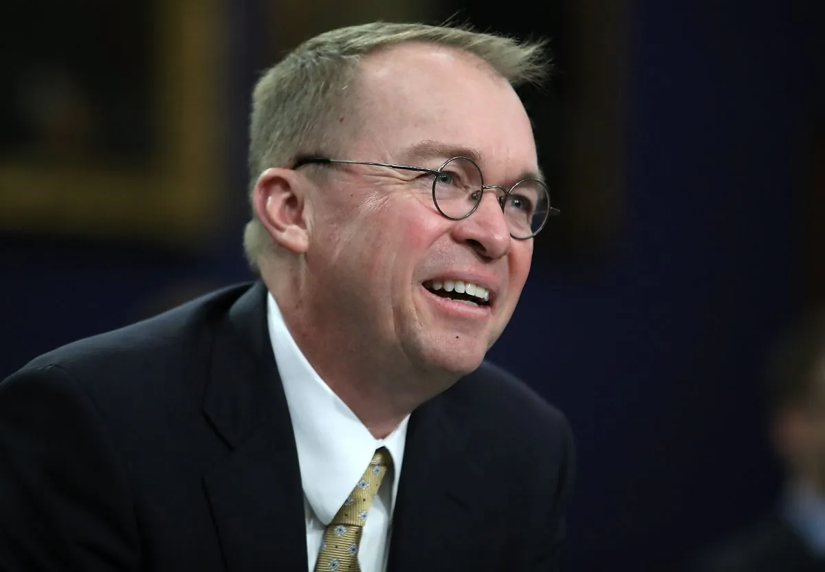 Office of Management and Budget Director Mick Mulvaney testifies during a House Appropriations Committee hearing on Capitol Hill on April 18, 2018. (Mark Wilson/Getty Images)