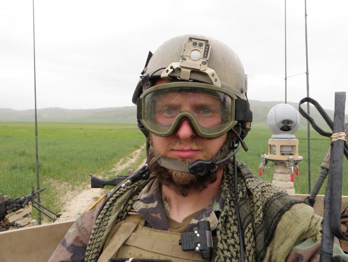 Staff Sergeant Kevin Flike in Kunduz, Afghanistan 2010. (Courtesy of Kevin Flike) 