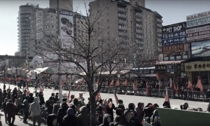 Flushing Lunar New Year Parade Dyed Red With Chinese Flags Locals Upset