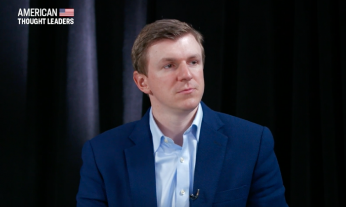 James O’Keefe, founder of Project Veritas. (The Epoch Times)