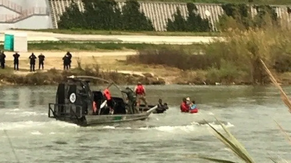 U.S. Border Patrol agents rescued a Honduran family from drowning in the Rio Grande river as they attempted to cross into the United States on Feb. 8, 2019. (U.S. Customs and Border Protection)