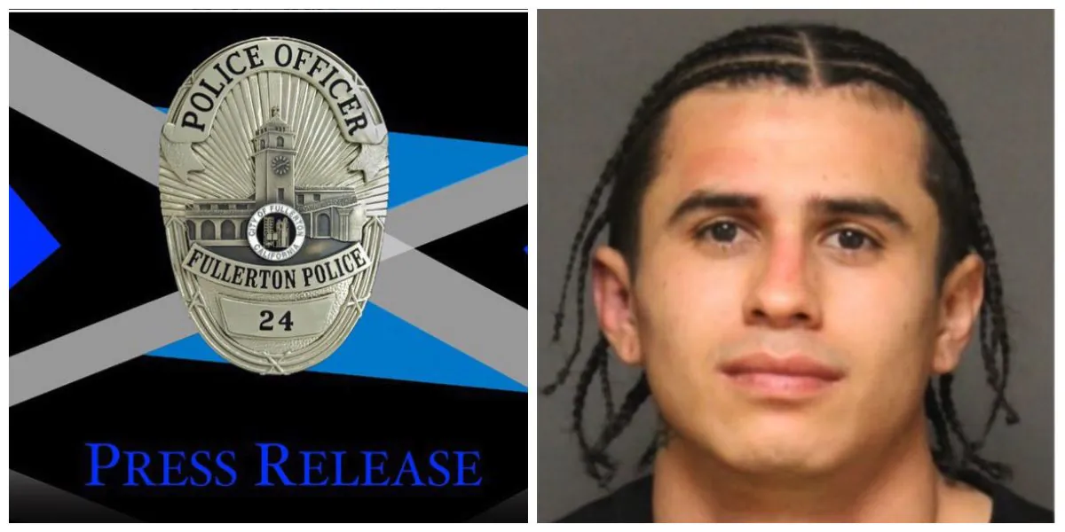 22-year-old Christopher Solis was arrested after he allegedly driving under the influence of drugs and striking 9 pedestrians at Fullerton, California on February 10. (Fullerton Police Department)