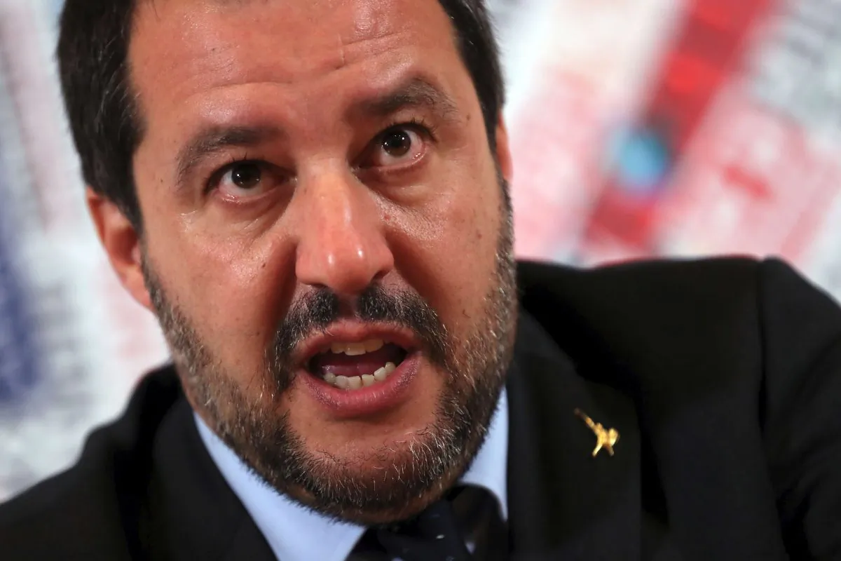 Italian Deputy Prime Minister and League party leader Matteo Salvini in Rome on Dec. 10, 2018. (Tony Gentile/File Photo/Reuters)