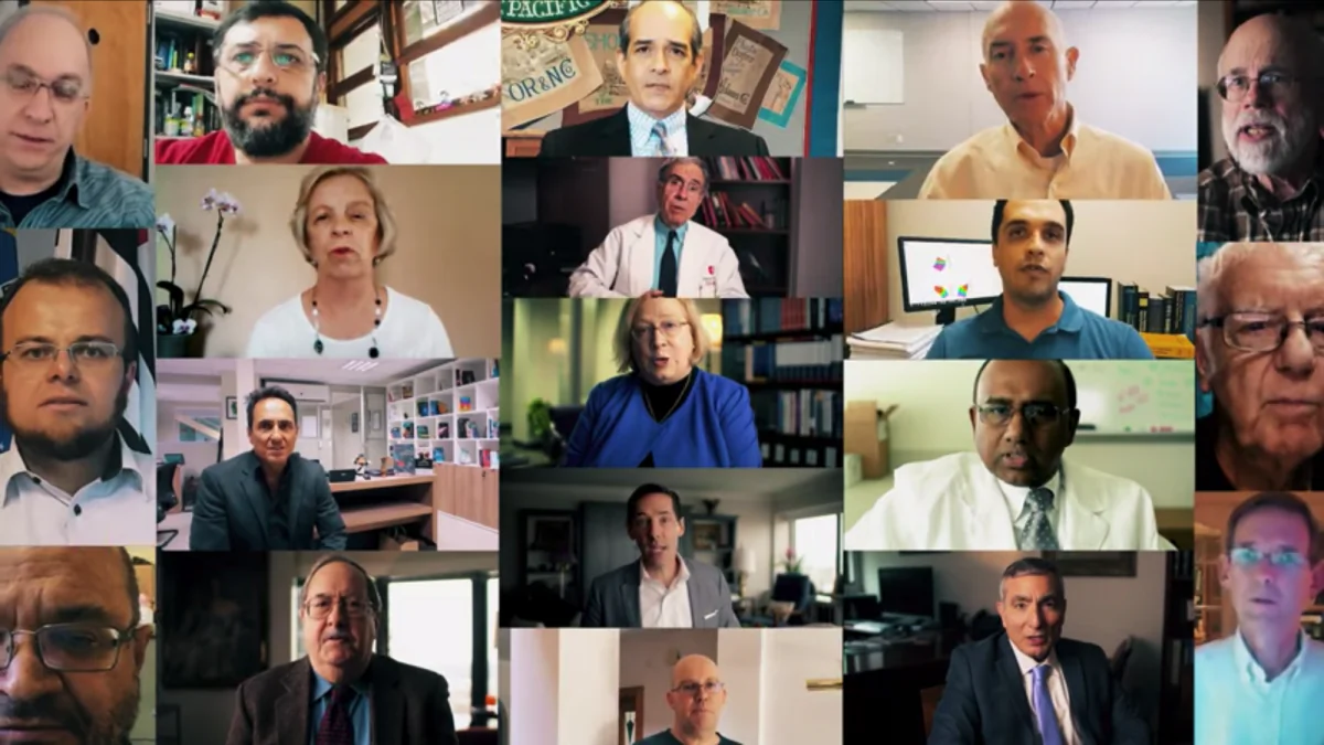 In this screenshot from a video by the Discovery Institute, scientists voice their skepticism of Darwin's theory of evolution. (Screenshot/Discovery Insitute)