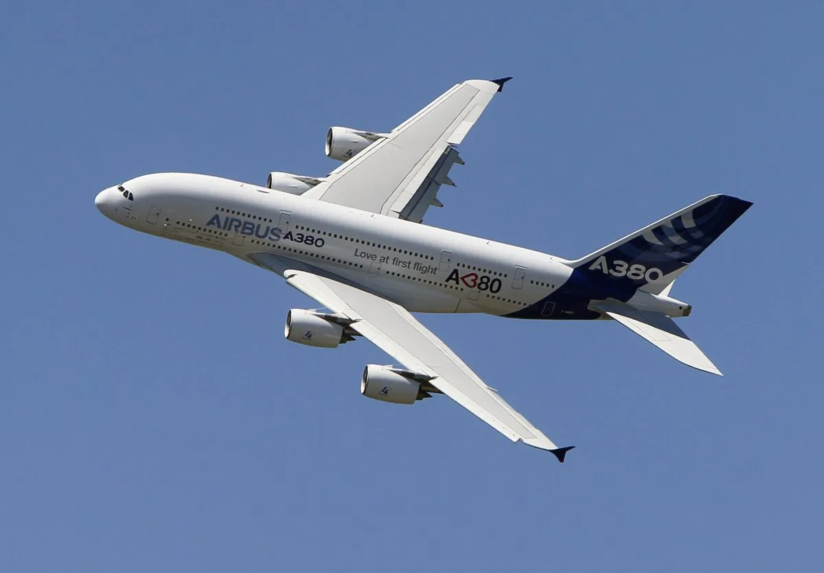 In this June 26, 2011, file photo, an Airbus A380 performs during a demonstration flight at the 49th Paris Air Show at Le Bourget airport, east of Paris. Airbus said on Feb. 14, 2019 it will stop making A380 superjumbo jets in 2021 after struggling to win clients. (Francois Mori/AP)