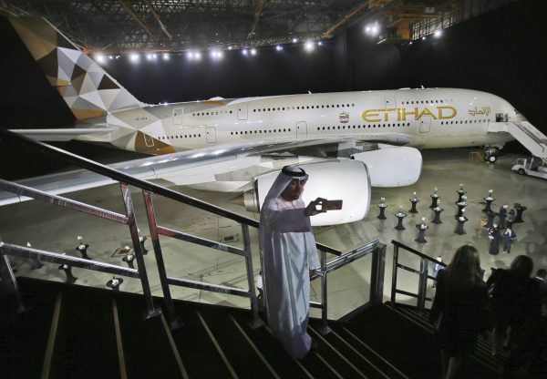 Etihad Airways A380 airbus