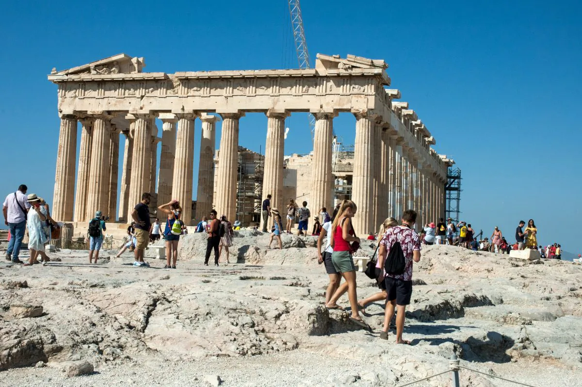 Parthenon on the ancient site of the Acropolis. (Carole Jobin)