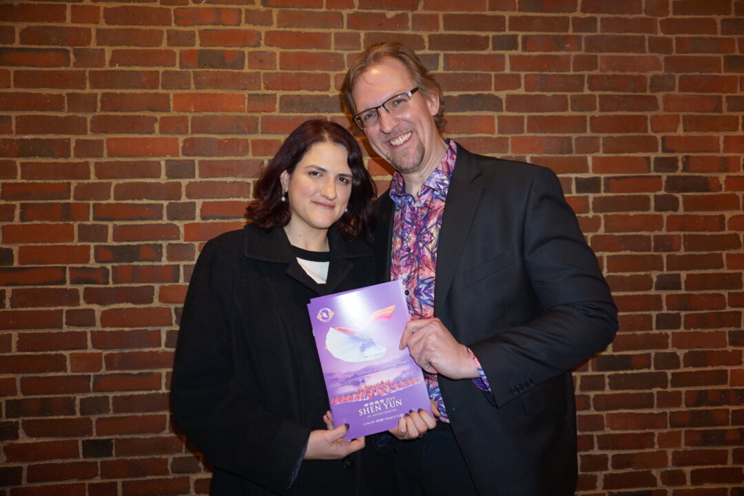 Nathan Block and Amanda enjoyed Shen Yun Performing Arts in St. Paul, Minnesota, on Feb. 14, 2019. (Sally Sun/Epoch Times)