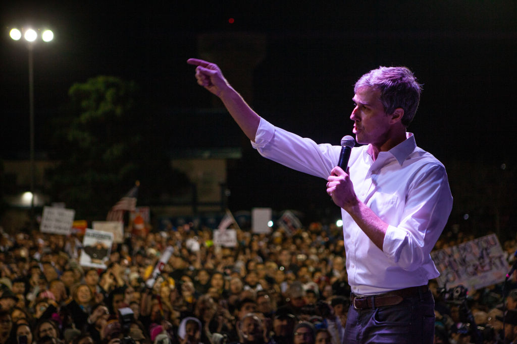 Beto O'Rourke at rally