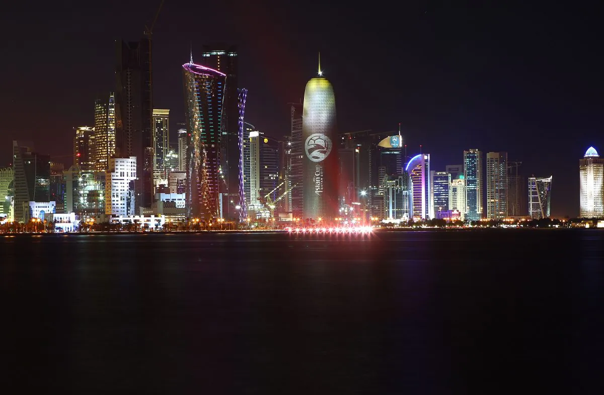 A general view of the city of Doha at night in Qatar on Jan. 10, 2011. (Robert Cianflone/Getty Images)