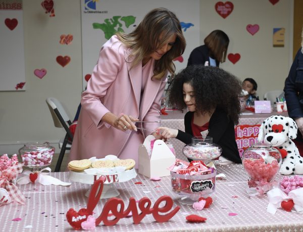 Melania-Trump-Valentines-day