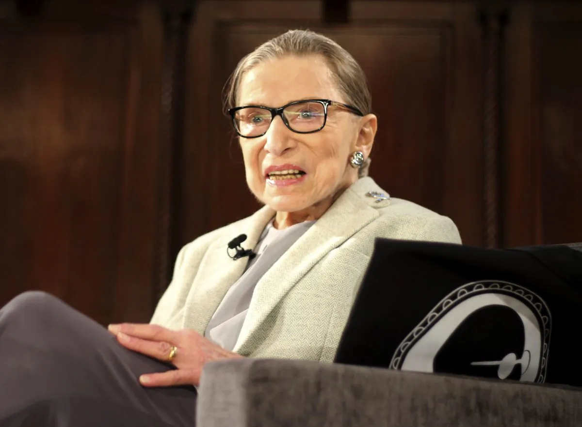 Supreme Court Justice Ruth Bader Ginsburg appears at an event organized by the Museum of the City of New York with WNET-TV held at the New York Academy of Medicine in New York, on Dec. 15, 2018. (AP Photo/Rebecca Gibian, File)