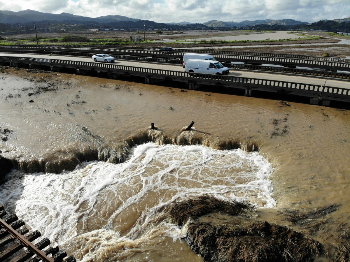 mudslides and heavy rain california