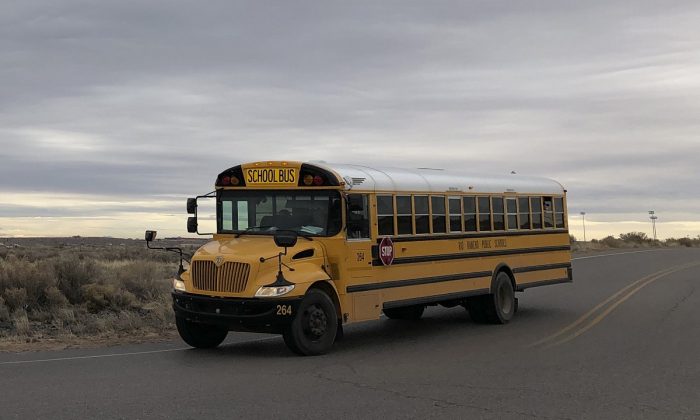 A school bus from a file photo. (Russell Contreras/AP)