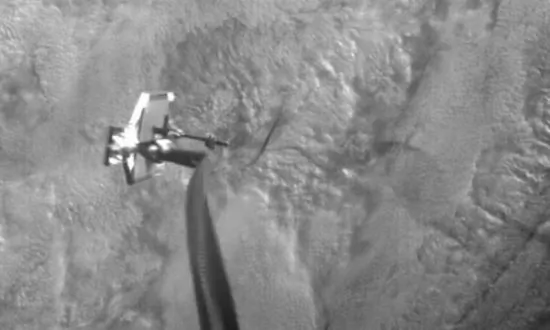 Space Junk Harpooned Like Whale in Orbit-Cleanup Test