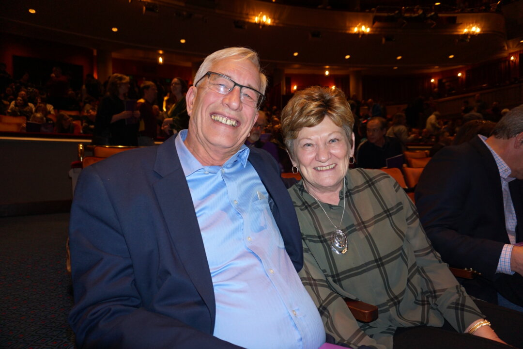 Jim McDonough and his wife Carol enjoyed Shen Yun Performing Arts at St. Paul, Minnesota, on Feb. 15, 2019. (Sally Sun/Epoch Times)
