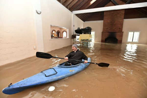 Michael Tucker flooded area
