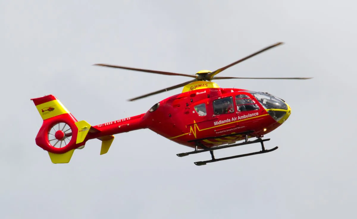 A file photo of an emergency helicopter. (Creative Commons Attribution 2.0 Generic license/Tony Hisgett via Flicker)
