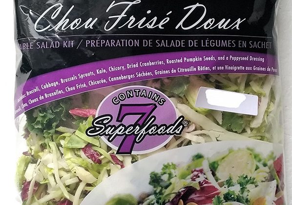 Certain Eat Smart brand Sweet Kale Vegetable Salad Bags are being recalled due to possible Listeria contamination.(Canadian Food Inspection Agency)