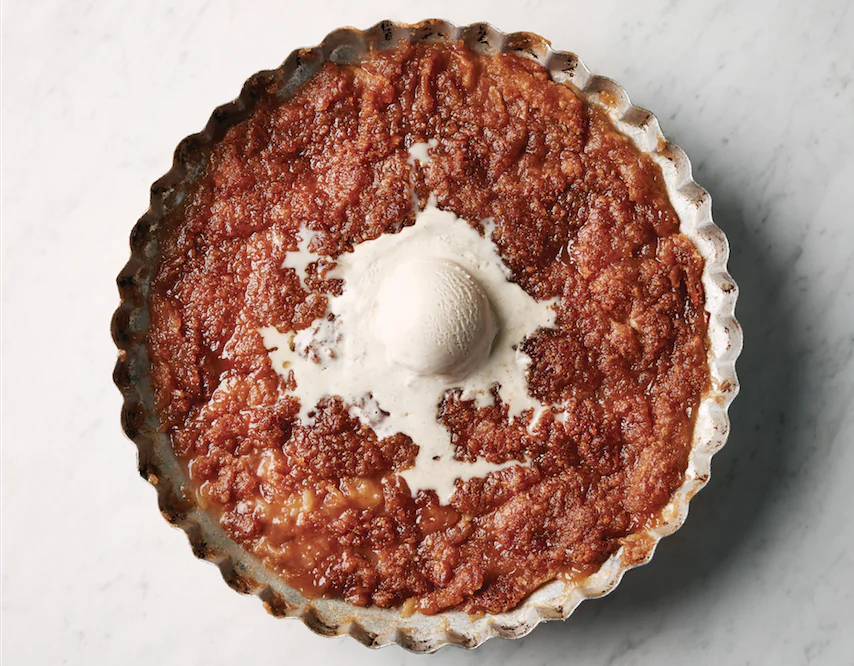 Apple crisp. (Claire Tansey)