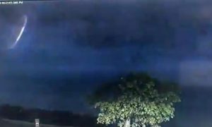 Australia Police Share Footage of Glowing Light During Thunderstorm