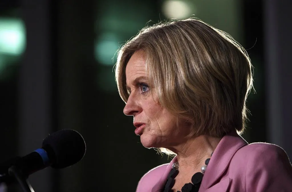 Alberta Premier Rachel Notley speaks during an announcement in Edmonton on Dec. 2, 2018. (Jason Franson/The Canadian Press)