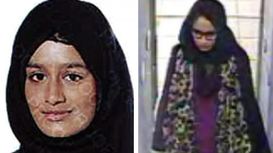 Shamima Begum, a British teenager who ran away from Britain to join ISIS terrorists in Syria four years ago and then got pregnant. She said on Feb. 14, 2018, she wants to come back to London with her child. (Metropolitan Police via AP)
