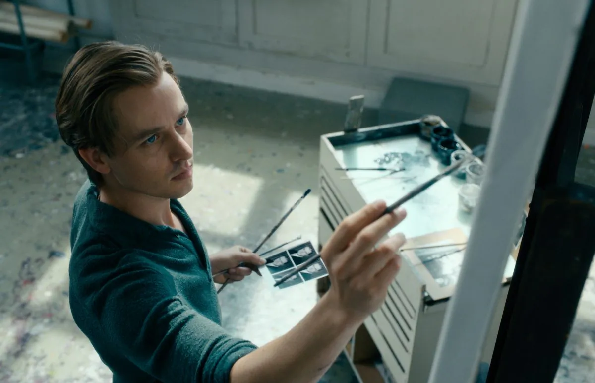 Tom Schilling as artist Kurt Barnert in director Florian Henckel von Donnersmarck’s latest movie “Never Look Away.” (Caleb Deschanel/Courtesy of Sony Pictures Classics)