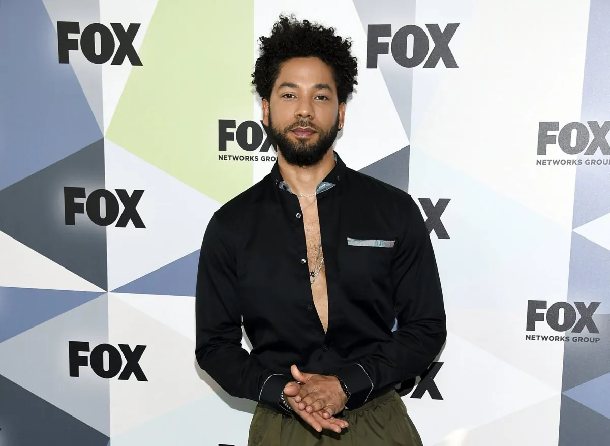 Actor and singer Jussie Smollett attends the Fox Networks Group 2018 programming presentation after party at Wollman Rink in Central Park in New York, on May 14, 2018. (Evan Agostini/Invision/AP, File)