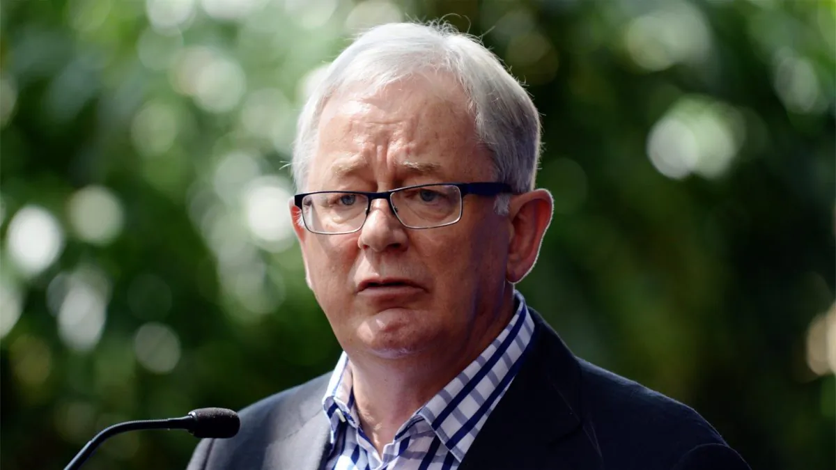 Former Australian Minister of Trade Andrew Robb speaks to journalists during a press conference as part of APEC in Nusa Dua on Bali, Indonesia, on Oct. 4, 2013.  (Sonny Tumbelaka/AFP/Getty Images)
