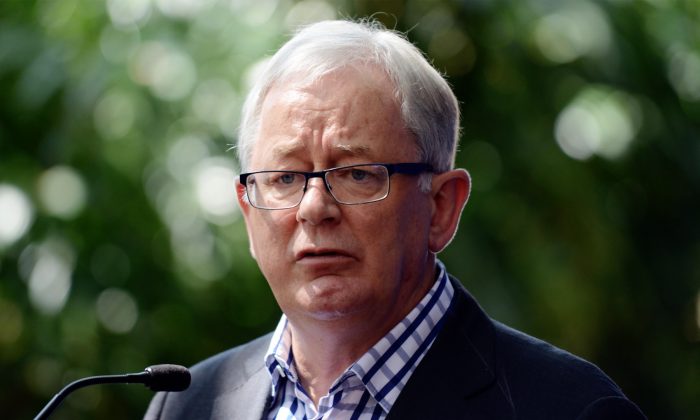 Former Australian Minister of Trade Andrew Robb speaks to journalists during a press conference as part of APEC in Nusa Dua on Bali, Indonesia, on Oct. 4, 2013.  (Sonny Tumbelaka/AFP/Getty Images)