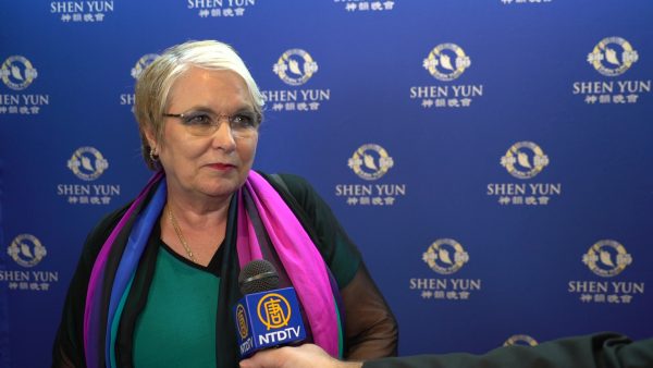 Belmont Business Enterprise Centre CEO Carol Hanlon at Shen Yun in Perth, Western Australia, on Feb. 19, 2019. (NTD)