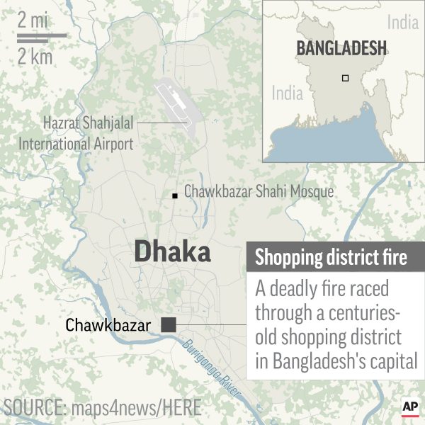 Dhaka, Bangladesh devastating fire 2