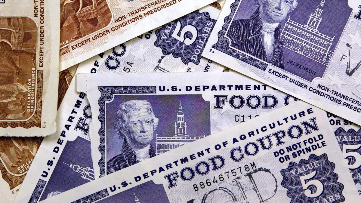 Older Food coupons. (Tim Boyle/Getty Images)