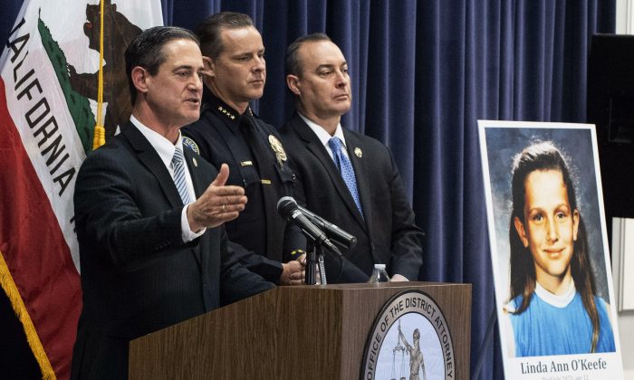 Orange County District Attorney Todd Spitzer speaks during a news conference at the OCDA's office in Santa Ana, Calif., on Feb. 20, 2019. (Paul Bersebach/The Orange County Register via AP)
