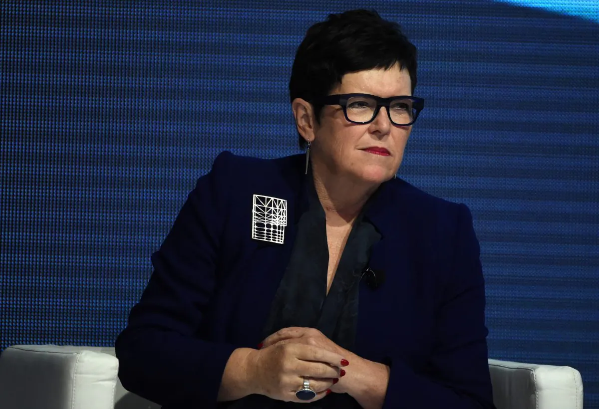 Former Prime Minister of New Zealand Dame Jenny Shipley at the Boao Forum for Asia Conference in Sydney, Australia on July 30, 2015. (Mick Tsikas/AAP Image via Reuters)