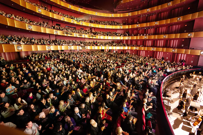 Audience members at a Shen Yun Performing Arts performance at Lincoln Center in New York City on Jan. 13, 2019. (The Epoch Times)