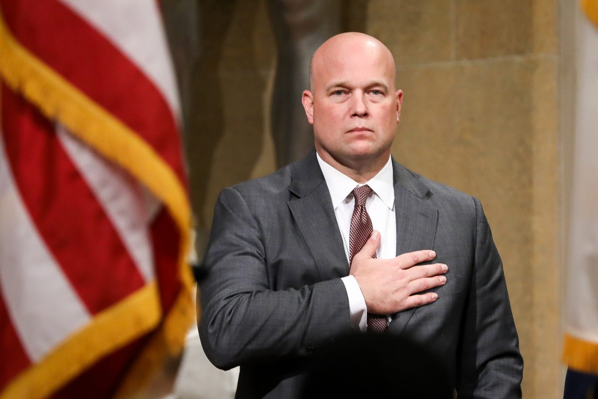Former Acting Attorney General Whitaker Leaves Justice Department