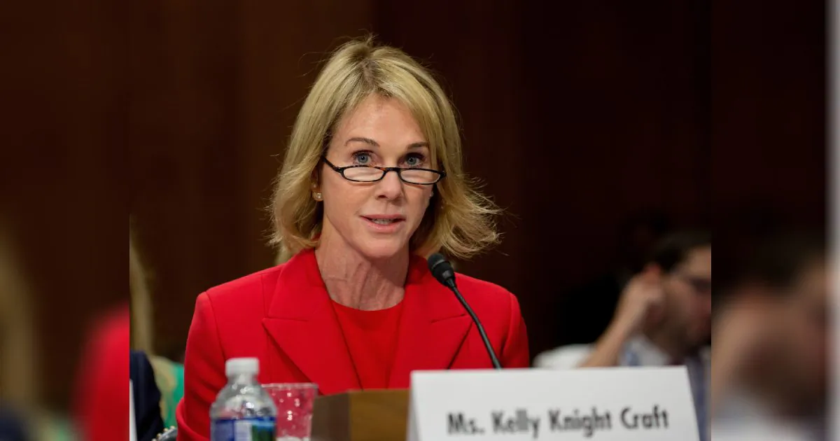 US Ambassador Nominee Kelly Craft on Capitol Hill on Jul. 20, 2017 in Washington, DC. (Tasos Katopodis/Getty Images for Kelly Craft)