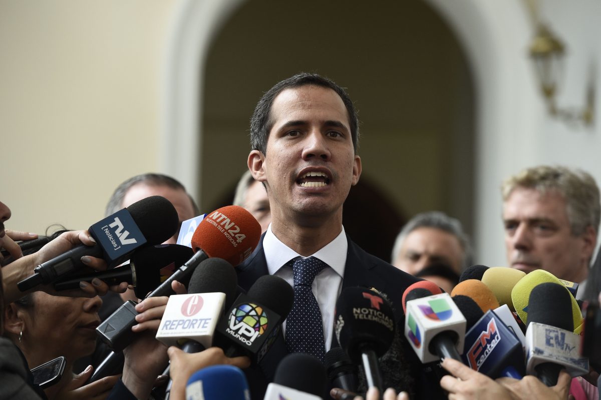 Venezuela's opposition leader and self-proclaimed acting president Juan Guaido