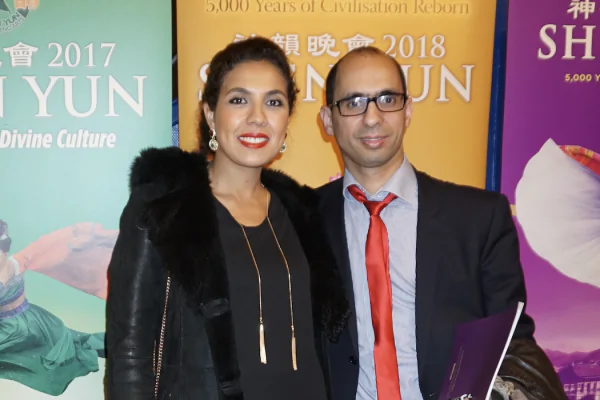 Anssar Houdali and Rachid Yakoubi saw Shen Yun’s opening night performance at the Colisée de Roubaix on Feb. 21, 2019. (The Epoch Times)