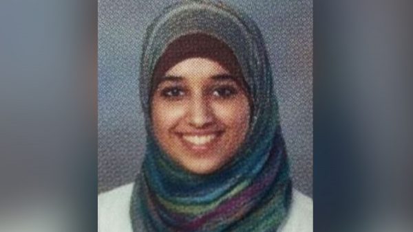 Hoda Muthana, now 24, in a 2012 yearbook picture