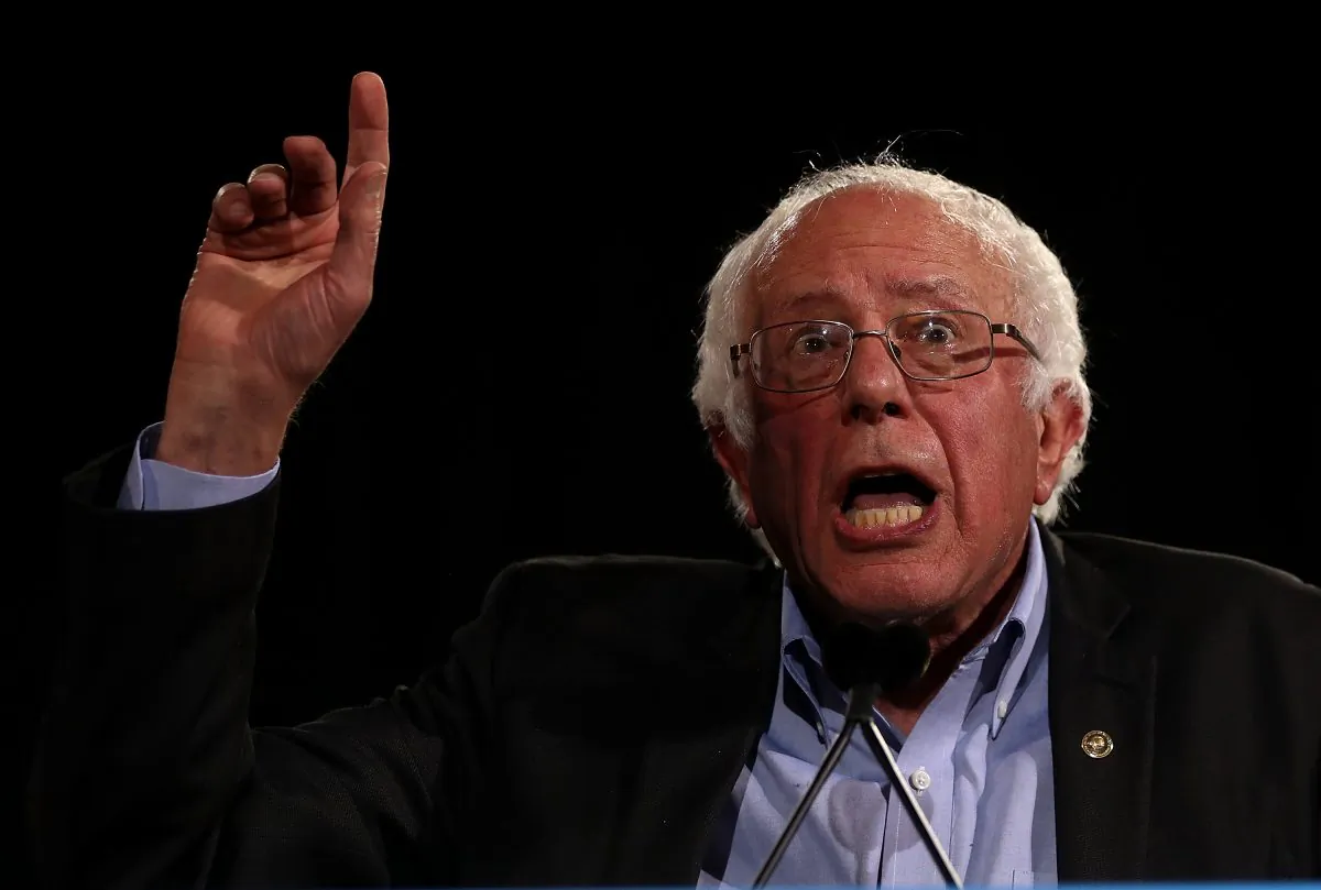 Sen. Bernie Sanders (I-VT) speaks during  campaign rally with Democratic presidential nominee Hillary Clinton at Coastal Credit Union Music Park at Walnut Creek in Raleigh, North Carolina, on Nov. 3, 2016. (Justin Sullivan/Getty Images)