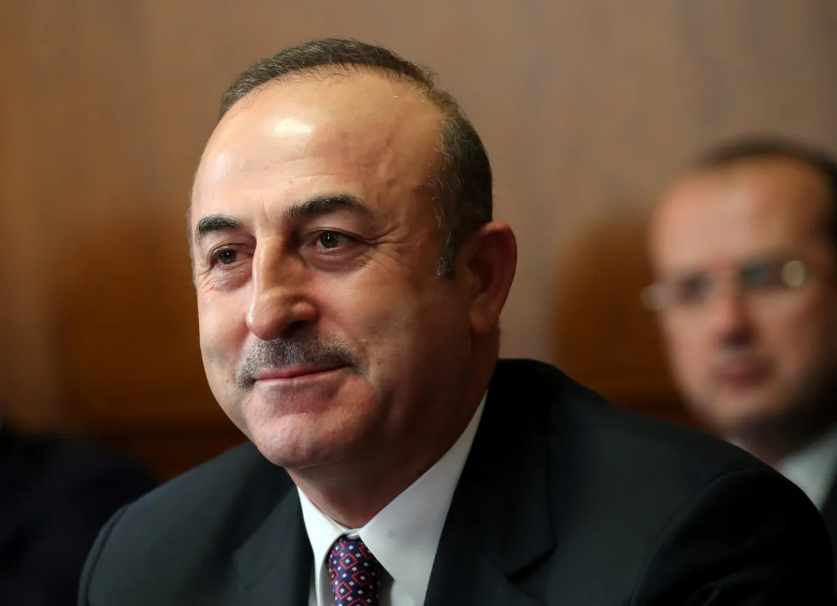 Turkish Foreign Minister Mevlut Cavusoglu attends a meeting on forming a constitutional committee in Syria at the United Nations in Geneva, Switzerland on Dec. 18, 2018. (Denis Balibouse/Reuters)
