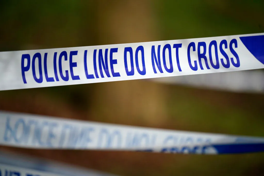 A police line is shown in this file photo. (Christopher Furlong/Getty Images)