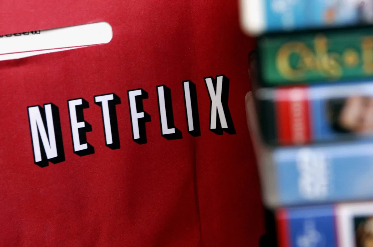 A Netflix return mailer is pictured in Miami, Fla., on Jan. 16 2007. (Robert Sullivan/AFP/Getty Images)