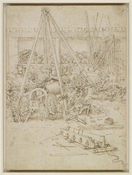A scene in an arsenal