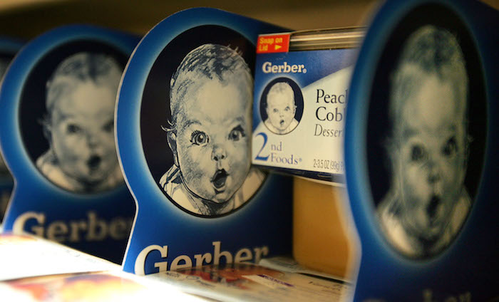 Gerber baby food products